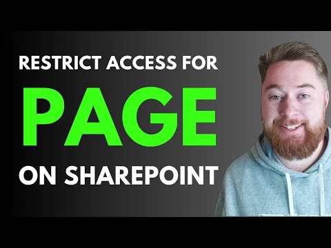 How to RESTRICT ACCESS for page on SharePoint Microsoft 365