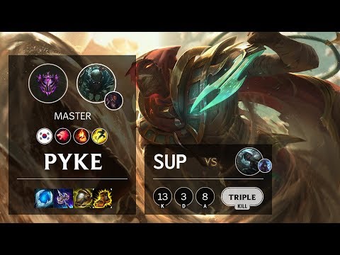 Pyke Support vs Senna - KR Master Patch 10.8