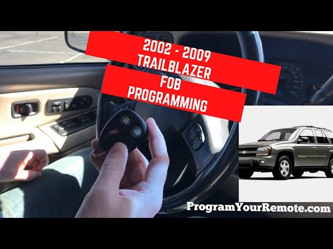 How to program a Chevrolet Trailblazer remote key fob 2002 - 2009