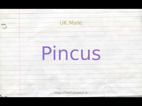 How to pronounce pincus