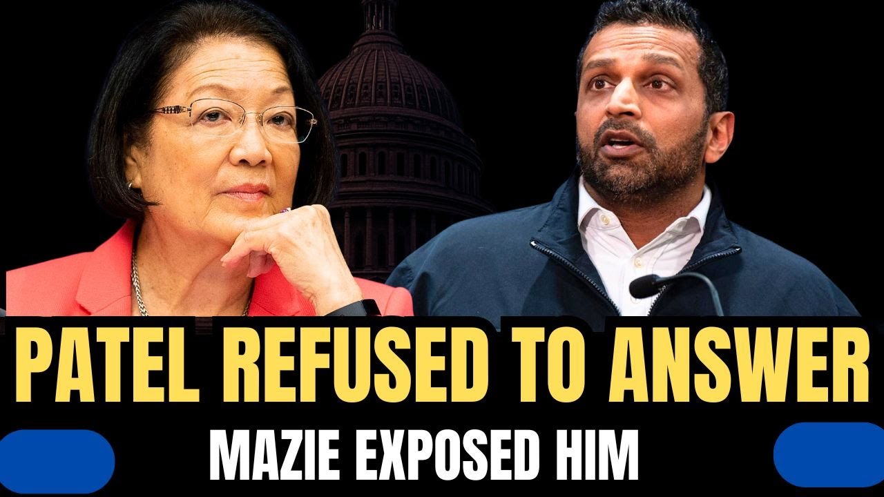Mazie Hirono EXPOSES Kash Patel — FBI Director Melts Down Under Oversight