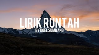 Download lagu Runtah - doel sumbang Vidio lyric | Cover azmy z mp3