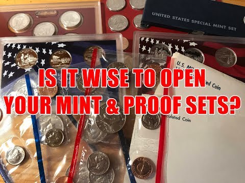 WOULD YOU MAKE MONEY IF YOU BROKE OPEN US MINT & PROOF SETS??  PROS & CONS COMPARISON