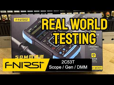 Can I Bench Test a Stereo Receiver With Only This FNIRSI 2C53T Scope/Gen/DMM?