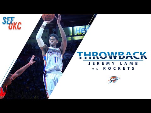 THROWBACK: Jeremy Lamb's 22 Points on 8-10 Shooting vs Rockets | December 29, 2013