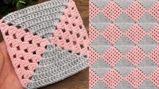 Amazing crochet granny square tutorial for beginners 