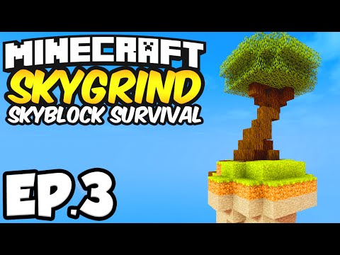 Minecraft: Skygrind Skyblock Survival Ep.3 - SEARCH FOR BONEMEAL! (Minecraft 1.8)