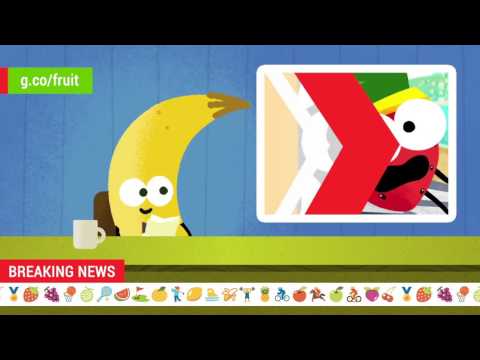 2016 Doodle Fruit Games: Strawberry Running Newscast