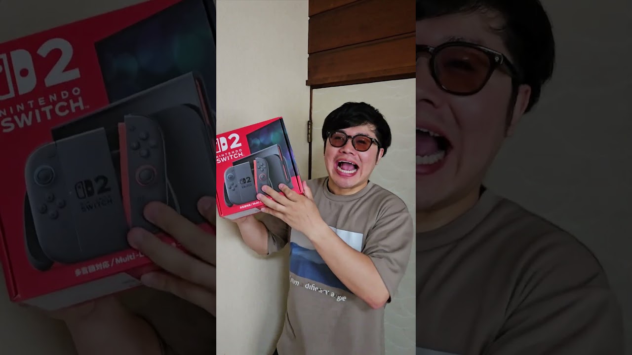 Switch2が来たー！ついに本日発売だぁ！！！【Nintendo Switch2】#shorts