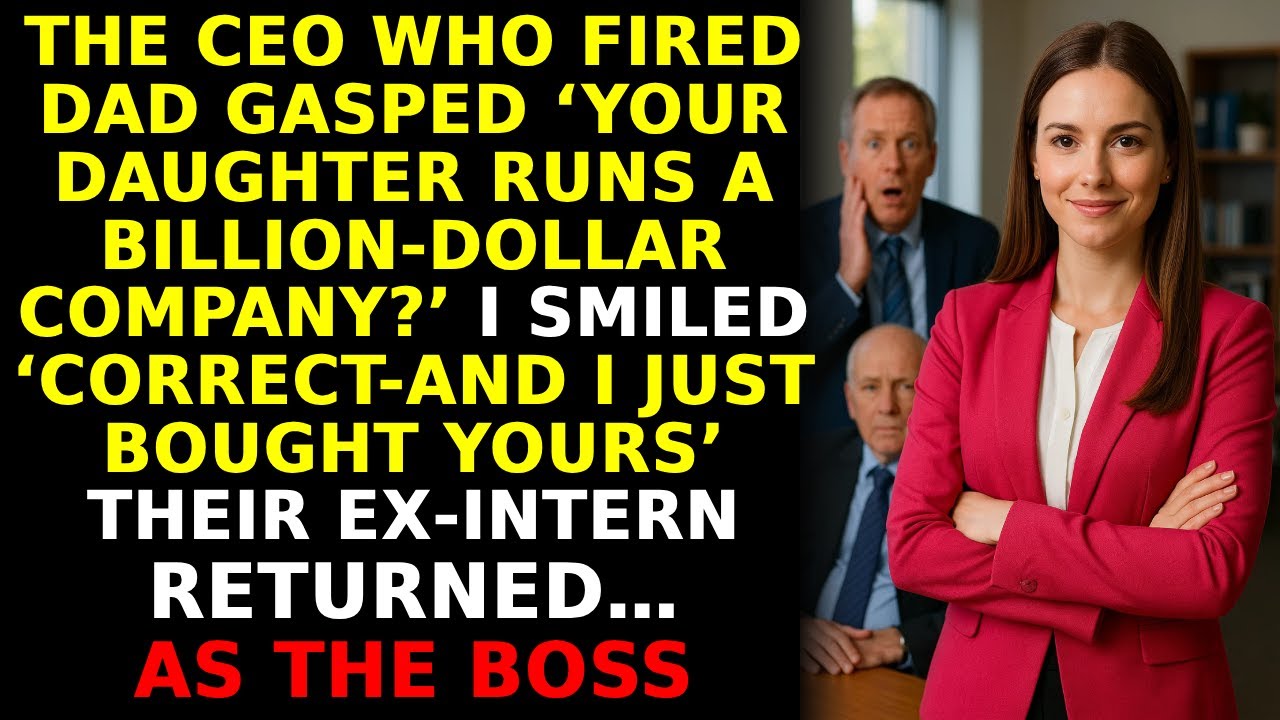 My CEO Called My Daughter ‘Just an Intern’—She Bought His Company and Fired Him 💼🔥