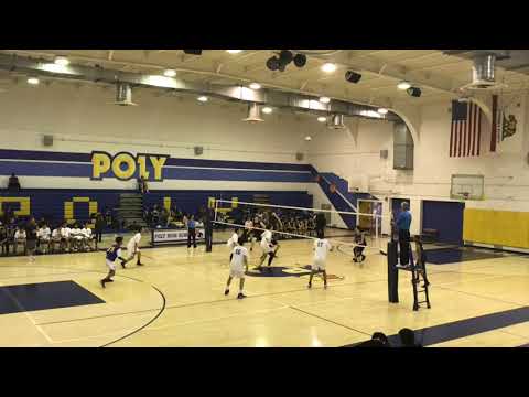 Boys Volleyball: Poly vs. University - First Set (2020)