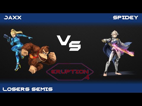 Eruption 4 Smash 4 - Jaxx(DK/ZSS) vs Spidey(Corrin) - Losers Semis