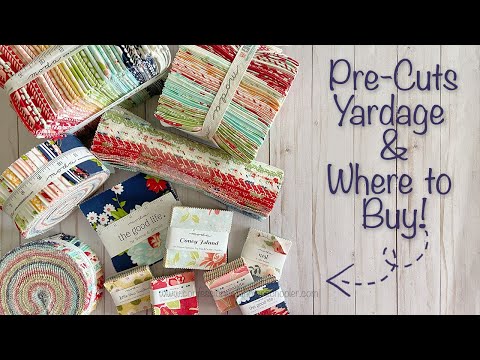 Fabric PRE-CUTS, Yardage, & Where to BUY FABRIC!