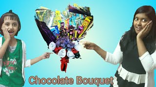 chocolate bouquet Raksha bandhan special||Fun and Cook with Rashi and Princy