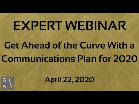 Thumbnail for Get Ahead of the Curve with a Communications Plan for 2020