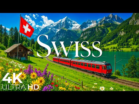 Switzerland 4K - Breathtaking Views of Matterhorn, Jungfrau, Peaceful Countryside - VIDEO 4K UHD