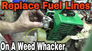 How To Properly Replace Fuel Lines On a Weed Eater Trimmer / Weed Whacker - With Taryl