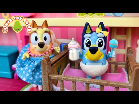 BABY BLUEY and Mummy Bingo ???? | Pretend Play with Bluey Toys | Bunya Toy Town