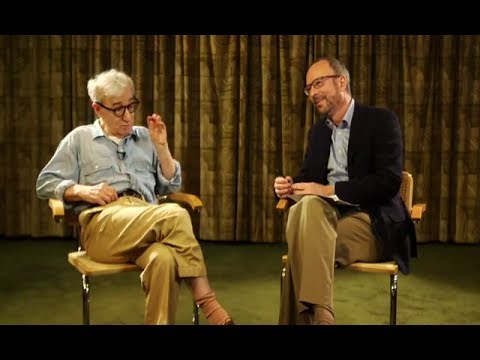 Woody Allen is live chatting video with Robert Weide on facebook