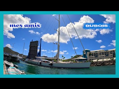 144'/44m luxury performance sloop MES AMIS 💙 [ex SALPERTON IV] by Ed Dubois in St. Maarten | 4K