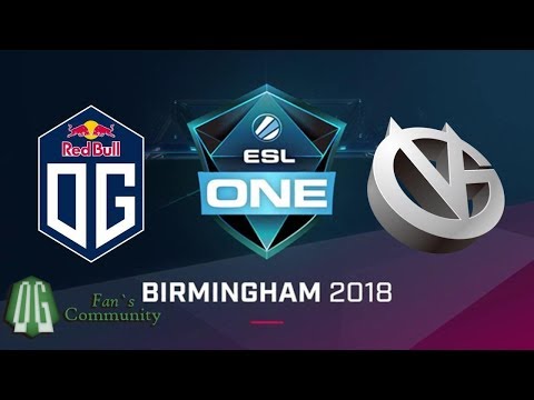 OG vs VG - Game 1 - ESL One Birmingham 2018 - Group Stage