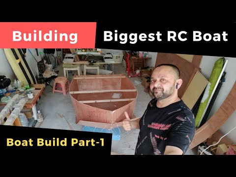 Building the Biggest RC Boat DIY Stitch n Glue Mini Electric Boat Part 1