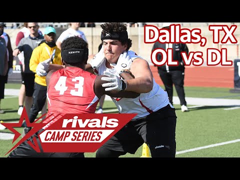 Rivals Camp Series - Dallas: OL vs DL 1 on 1