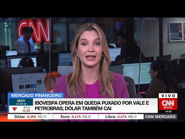 Ibovespa opera em queda puxado por Vale e Petrobras; dólar também cai | CNN MERCADO – 26/07/2023