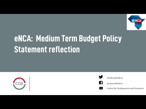 Medium Term Budget Policy Statement reflection