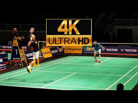 【4K60FPS】Lee Chong Wei Makes It Look Too Easy！李宗伟打普通球员太轻松了，这就是传奇的差距