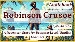 Robinson Crusoe Audiobook | Story for Beginner Level 1