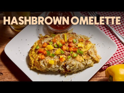 The Perfect (Hashbrown) Omelette - Quick and Easy