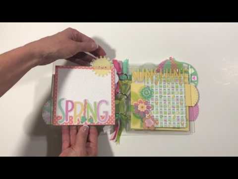 Spring Things Acrylic Scrapbook Album