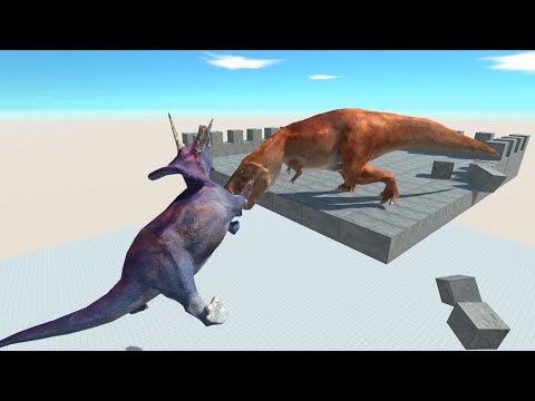 T-REX in the SKY vs ALL UNITS Animal Revolt Battle Simulator