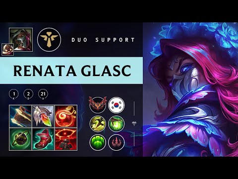Renata Glasc Support vs Alistar - KR Grandmaster Patch 25.22