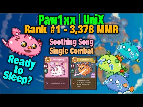 SOOTHING SONG RONIN BIRD TEAM | TOP RANK DOUBLE TALK META BUILD | Paw1xx | UniX | AXIE INFINITY