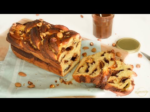 Brioche tressée chocolat noisettes | Babka