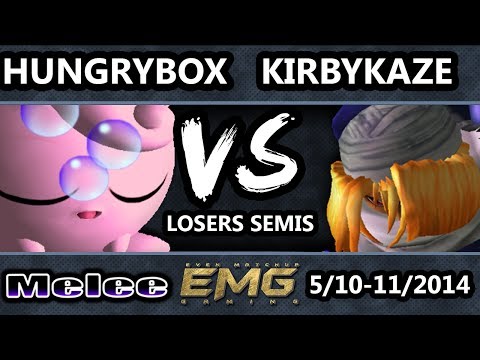 GOML - EMG | Kirbykaze (Sheik) Vs. Crs.Hungrybox (Jigglypuff) SSBM Losers Semis - Melee