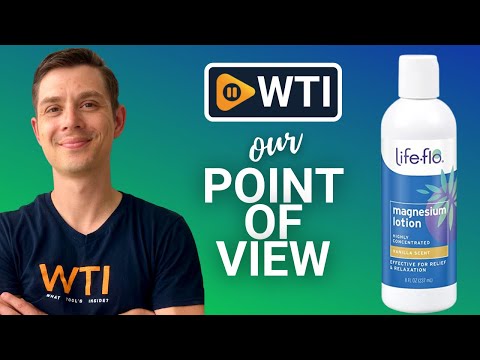 Life-flo Magnesium Lotion - WTI product video review