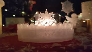 "Kruh Nekonečného Světla" - něžně sněžný orgonitový nekonečný kalendář