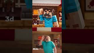 Download lagu 3d vs real | A Minecraft Movie - Steve’s lava chicken song mp3