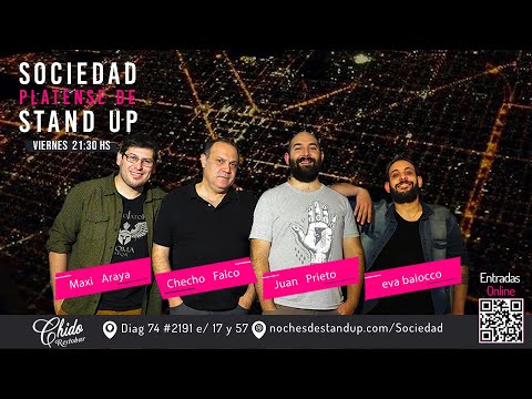VIERNES 21:30 HS SHOW DE SOCIEDAD PLATENSE DE STAND UP EN CHIDO LA PLATA