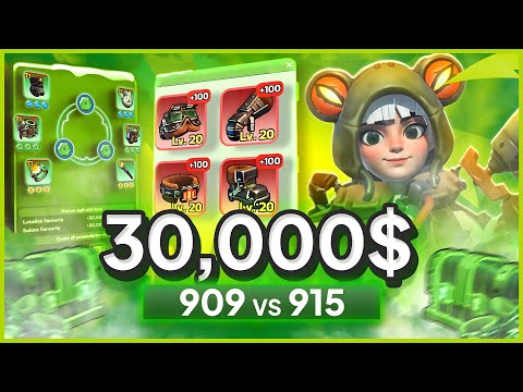 30,000$ SvS Mega Spending Spree - Whiteout survival 909 vs 915
