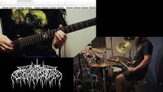 Black metal from the U.S.! Wolves in the throne room  - Angrboda cover | Guitar tab play along