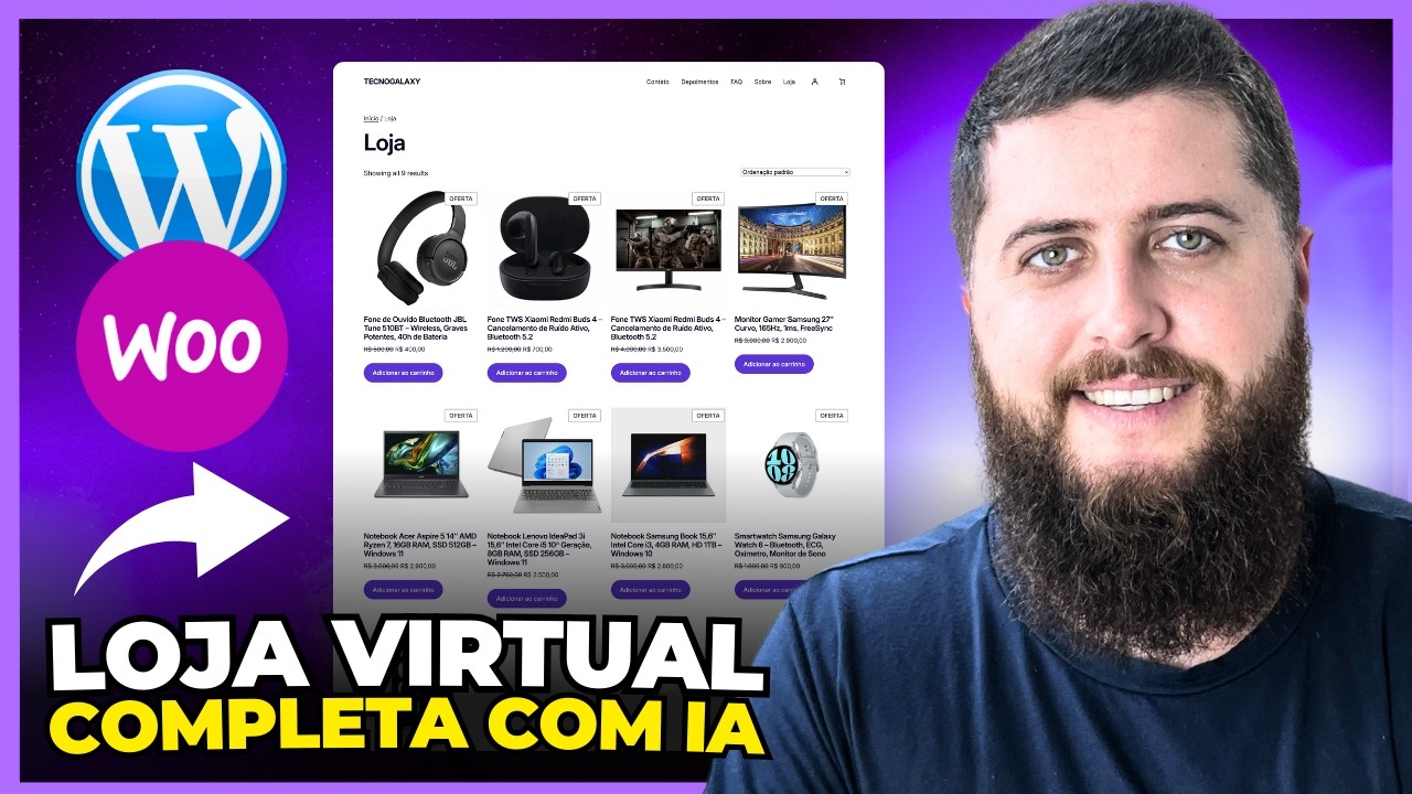Incrível: Como criar uma Loja Virtual completa usando IA | Passo a Passo do Zero