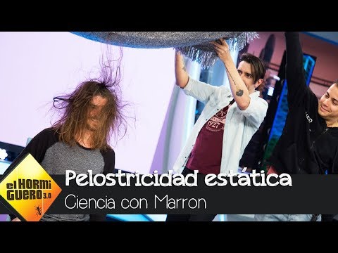 Marron demuestra el poder de la electricidad con la 'Pelostricidad estática' - El Hormiguero 3.0