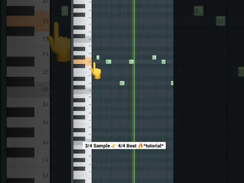 3/4 Sample 👉 4/4 Beat 🔥*tutorial*