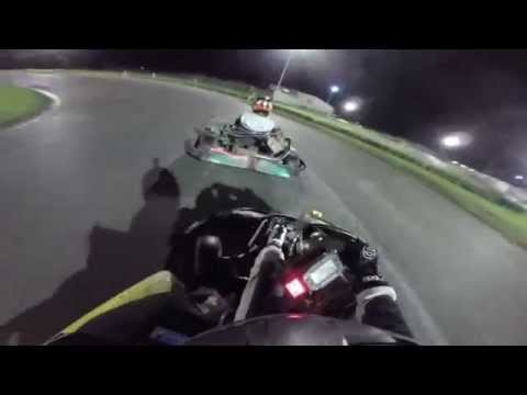 Onboard with me at #Pomposa 24 H (ita) -11/10/2015  night stint ! Pgkz Kart