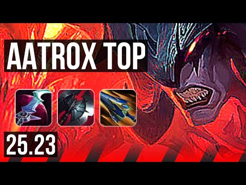 AATROX vs RENEKTON (TOP) | 7 solo kills, Legendary, 500+ games | KR Master | 25.23