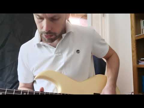 Aria Pro II Sb-Elite I 1984 Pearl White LEFT HANDED image 13
